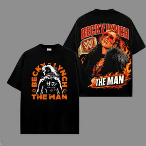 Vintage Becky Lynch - Becky 2 Belts WWE WrestleMania 35 Washed T-Shirt | Vintage Graphic Design | Iconic Wrestling Print | Classic Fan Apparel Cotton Fabric WWE Fans Shirt, WWE Event Outfit