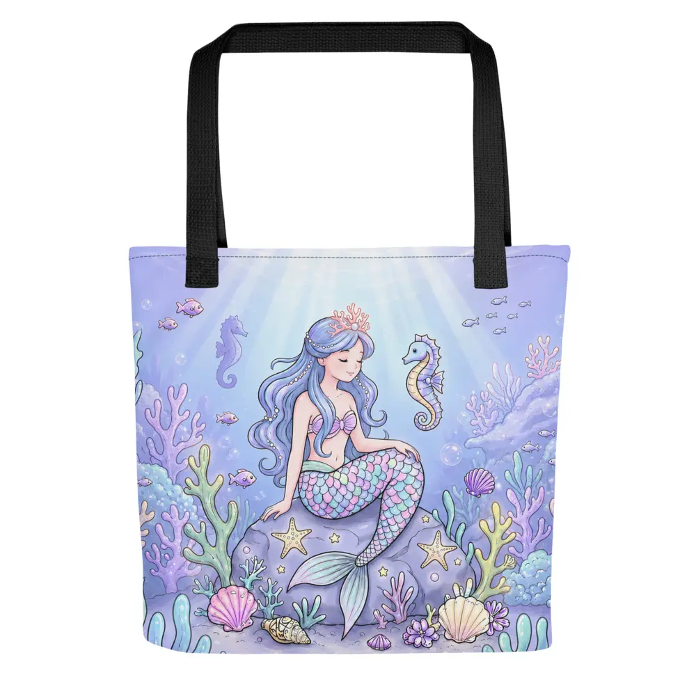 Ocean Princess Mermaid Tote Bag