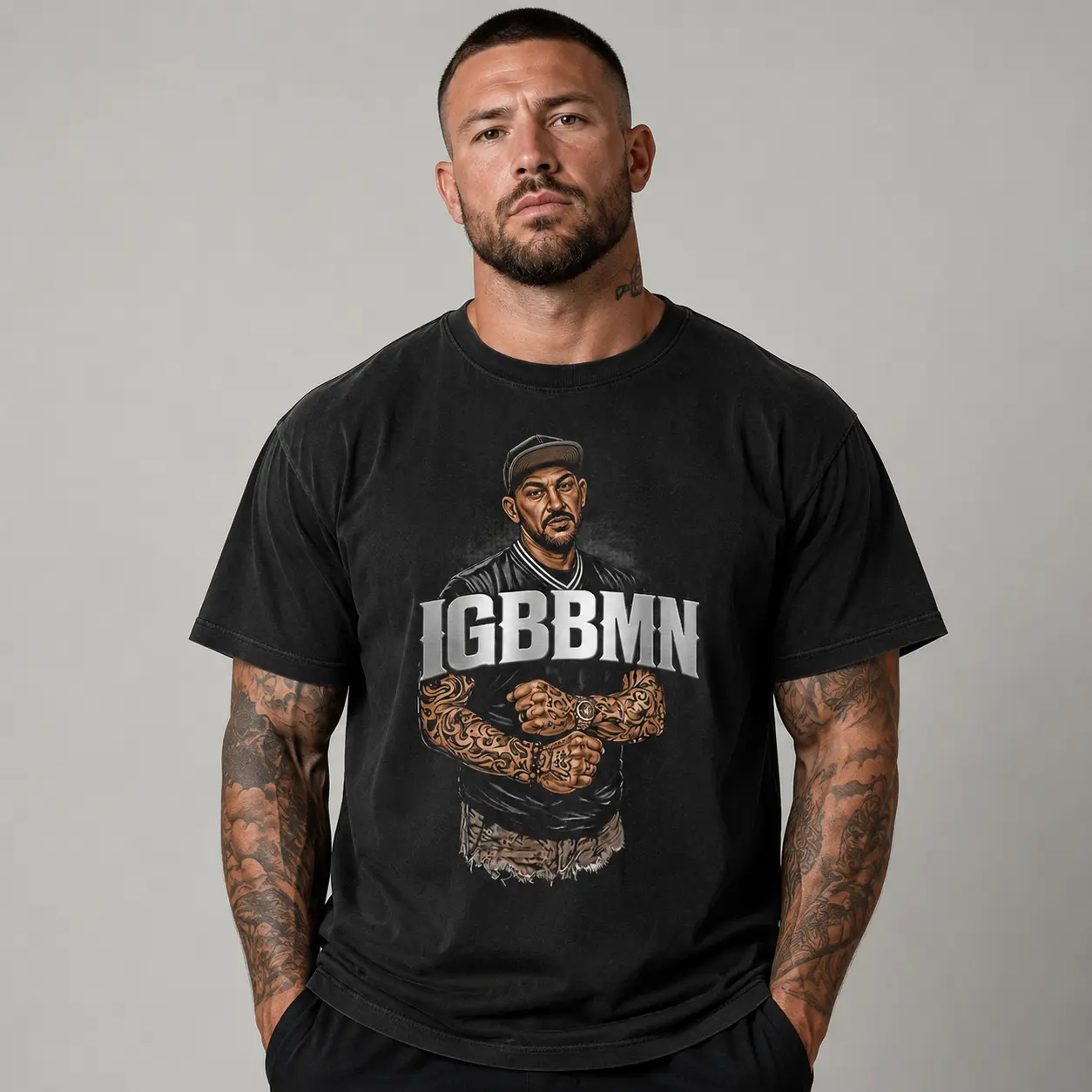 [Sale up to 50%] [Free Ship] Dustin Poirier IGBBMN Comfort Colors Unisex T-shirt Vintage BK