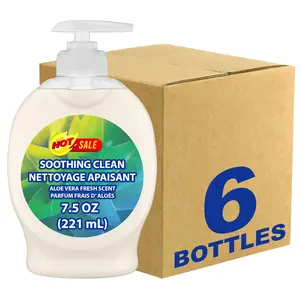 Moisturizing Liquid Hand Soap, Soothing Aloe Vera | Gentle Cleansing Hand Wash for Soft & Smooth Hands | 7.5 fl oz, Pack of 6
