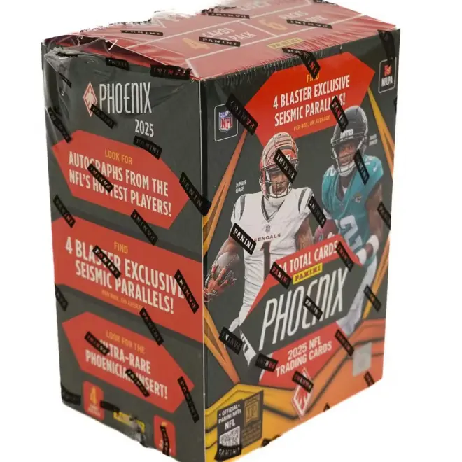 2025 Panini Phoenix Football 6-Pack Hobby Blaster Box (Seismic