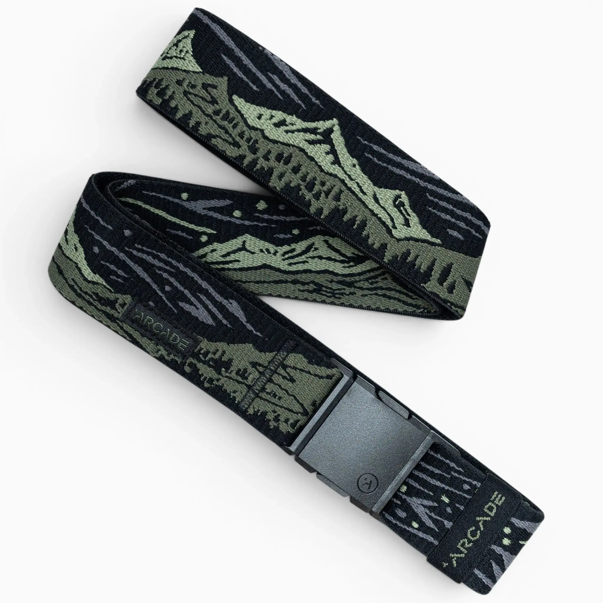 Arcade Out of Range Belt - Off-Grid Performance Stretch Webbing with Patented A2 Buckle for Comfort and Fit