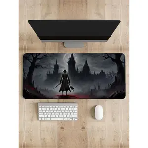 Bloodborne Mouse Pad | Different sizes Personalized Printing | Gaming Mouse Pad | Customized Mouse Pad | Game, Anime, Desk Mat
