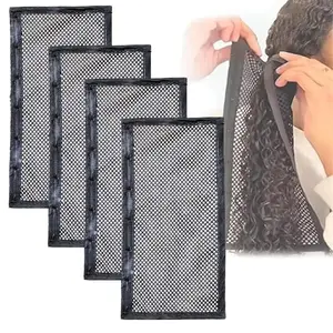 Mesh Hair Straightener Drying Cap, Length n Lock, Heat-Free Curling/Straightening Tool. Heat-Free Anti-Shrink Hair Care, Adjustable, Can Be Used to Dry Curly Hair Without Changing the Hairstyle. Mesh Design Dries Easily Without Affecting the Hairstyle.