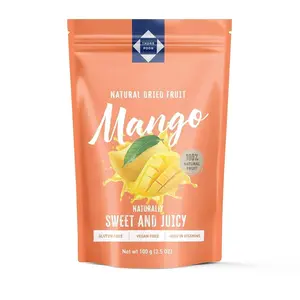 Natural Dried Mango – Premium Quality, Soft & Chewy, Naturally Sweet, Gluten-Free, Vegan, Healthy Snack Option, High in Vitamins, 3.5OZ (100gram) – Authentic Taste of Thailand