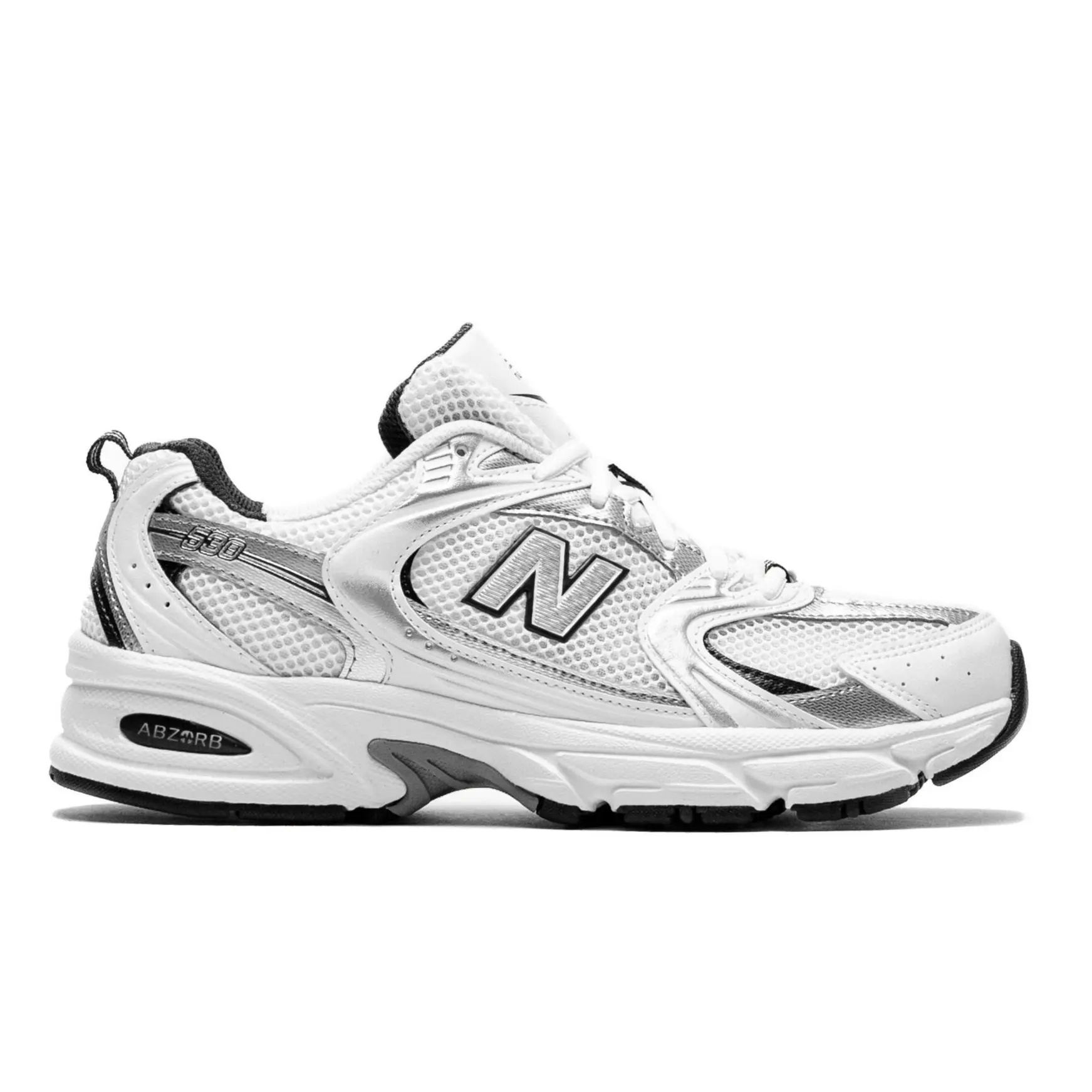New Balance 530 White Silver Navy MR530SG Men's Fashion Sneaker New New Balance 530 White Silver Navy MR530SG Men's Fashion Sneaker New