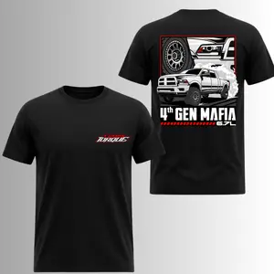4th Gen Mafia 6.7L Cummins Truck T Shirt, 2 Sides, Turbo Diesel Torque Lifted Pickup Graphic Tee