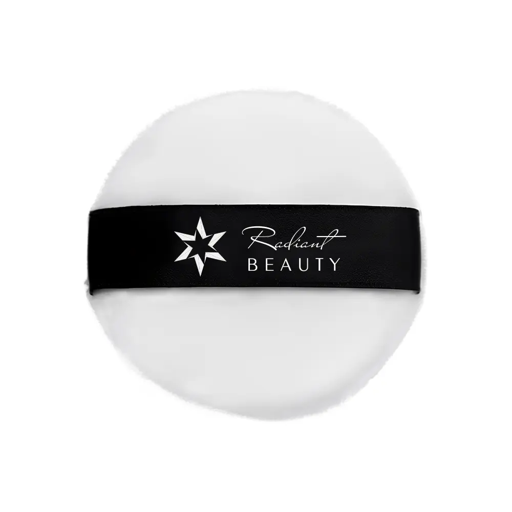 Radiant Beauty - Round Powder Puff (1pc) - Makeup Cosmetic Radiant Beauty - Round Powder Puff (1pc) - Makeup Cosmetic