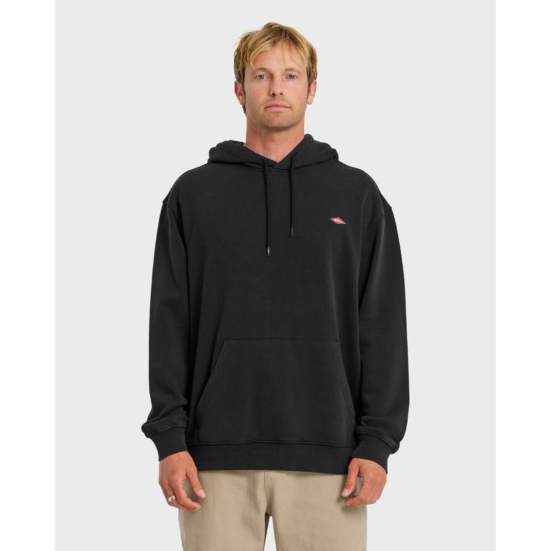 Quiksilver , Saltwater Mineral Wash Pullover Hoodie , Men's Regular Fit Pullover Hoodie , Everyday Wear & Casual Streetwear Long Sleeve Sweatshirt