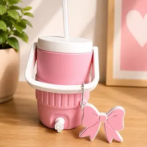 Cute 12oz Can Cooler Cup with Open Can Accessory