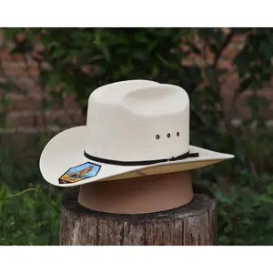 Stetson: 10X Rancher 81 Black Eye Straw Hat 3 1/2" Brim (Pre-Shaped Cattleman Crown)