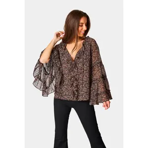 Mason Long Sleeve Ruffle Blouse - Te Amo