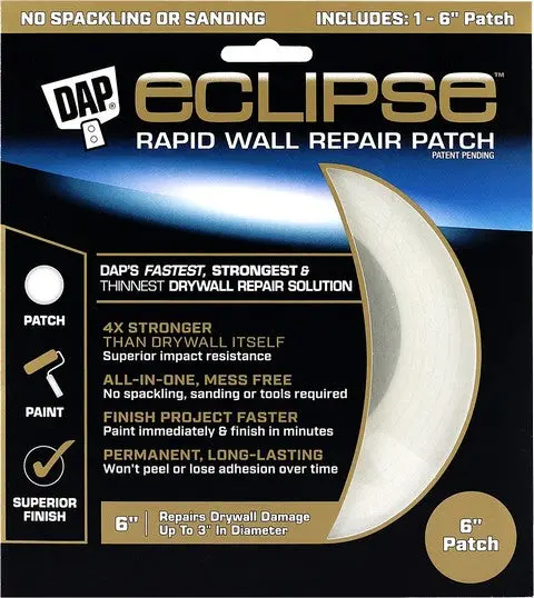 DAP 09165 6" Eclipse Rapid Wall Repair Patch
