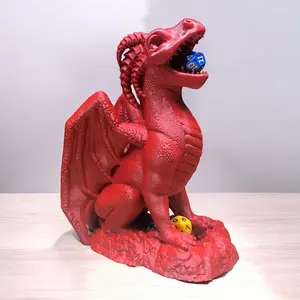 Red Dragon Dice Tower by Fates End - 3D Printed Dice Tower