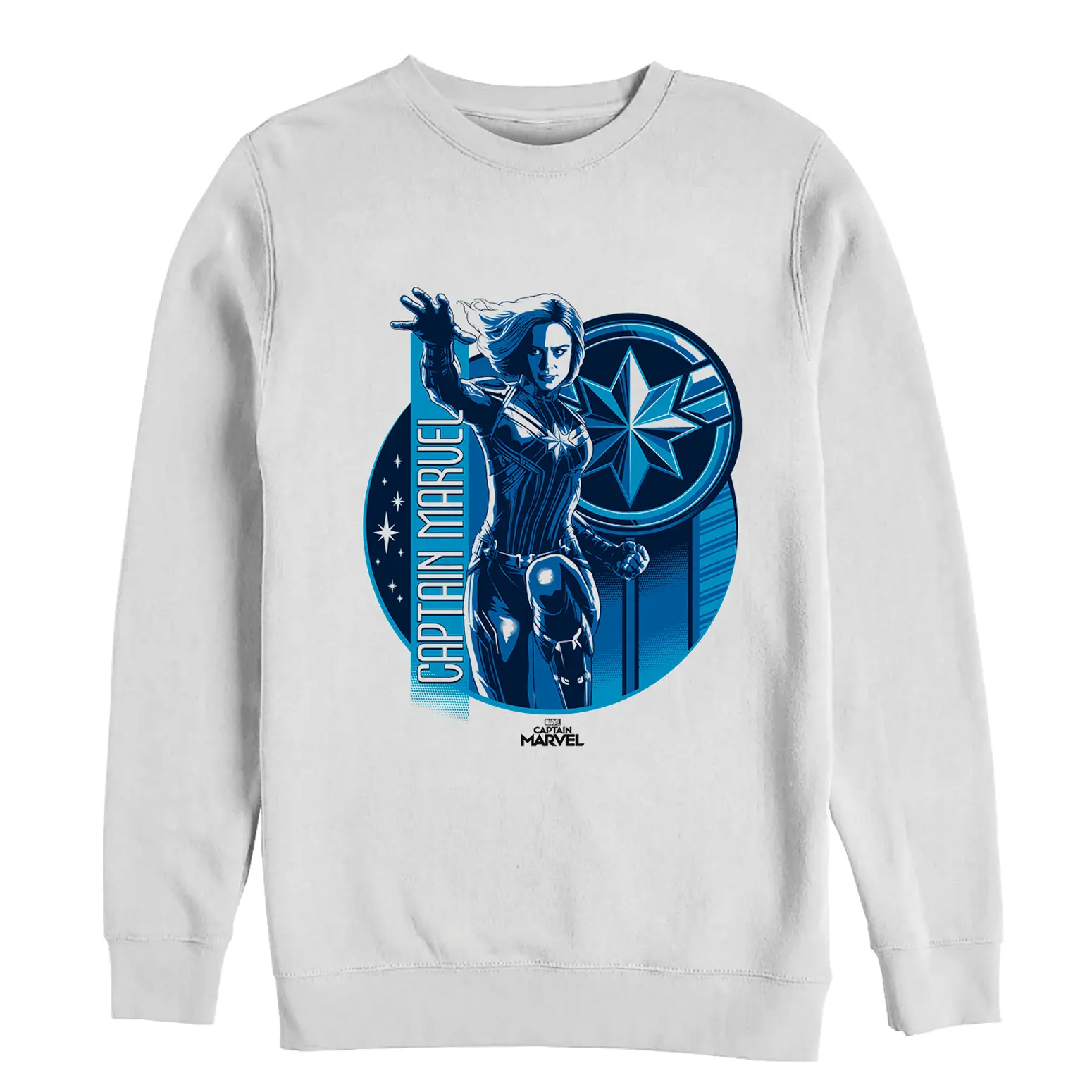 Men's Marvel Captain Marvel Galactic Hero Pull Over Hoodie