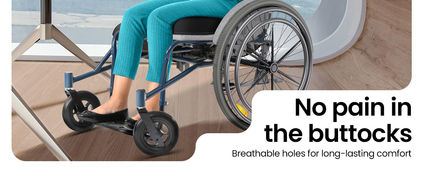 Benazcap Donut Cushion for Hemorrhoids & Tailbone Pain Relief Ergonomic Memory Foam Seat Pillow Portable & Washable for Office Car & Wheelchair