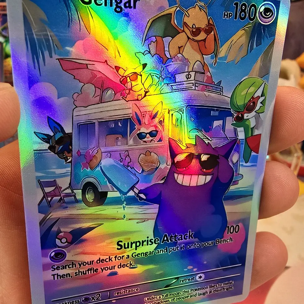rainbow holographic pokemon cards Holo Pride Gardevoir and Gallade / Custom Pokmon card / V MarinkiArt When you attach this card from your hand to 1 of your Pokmon I Found The Craziest Rainbow