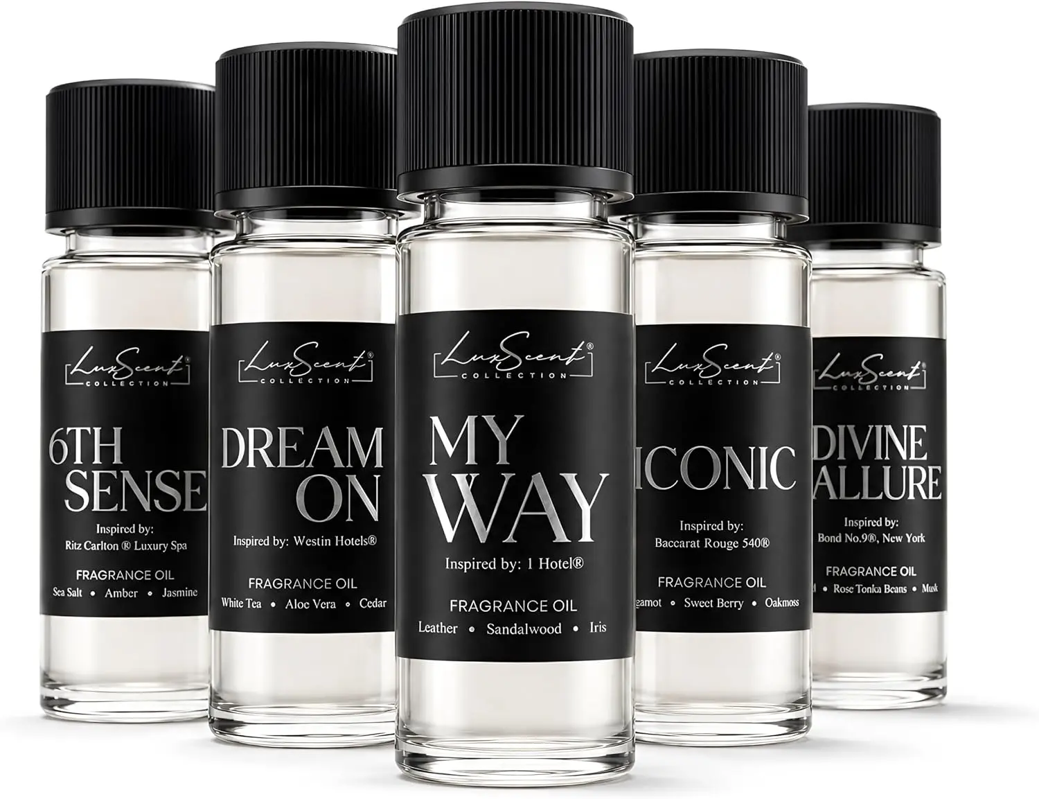 Hotel-Inspired Fragrance Oil Set for Diffusers, 3-Pack 50ML Each Premium Scent Oils