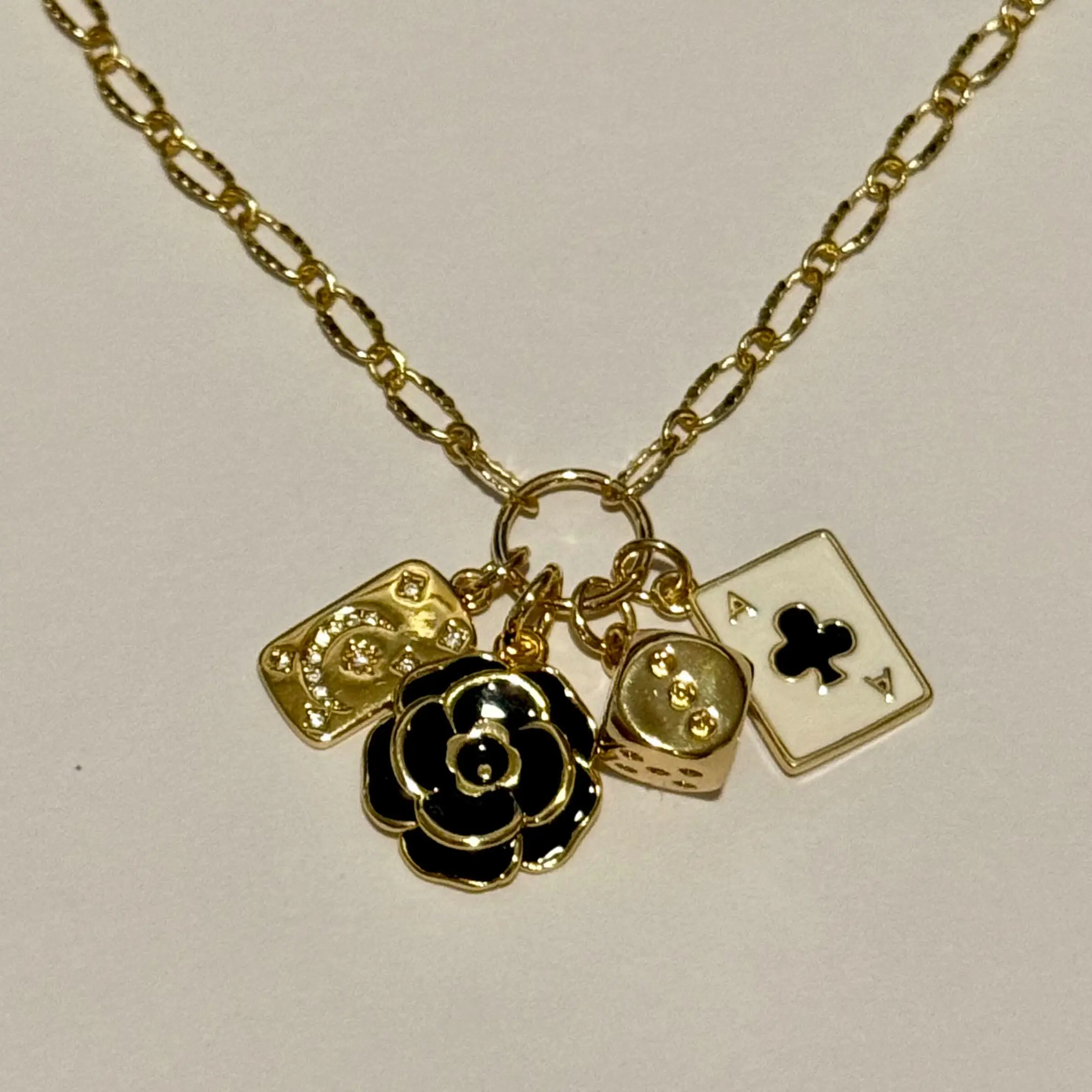 Open Circle Custom Charm Necklace - 400+ Charms to Choose from