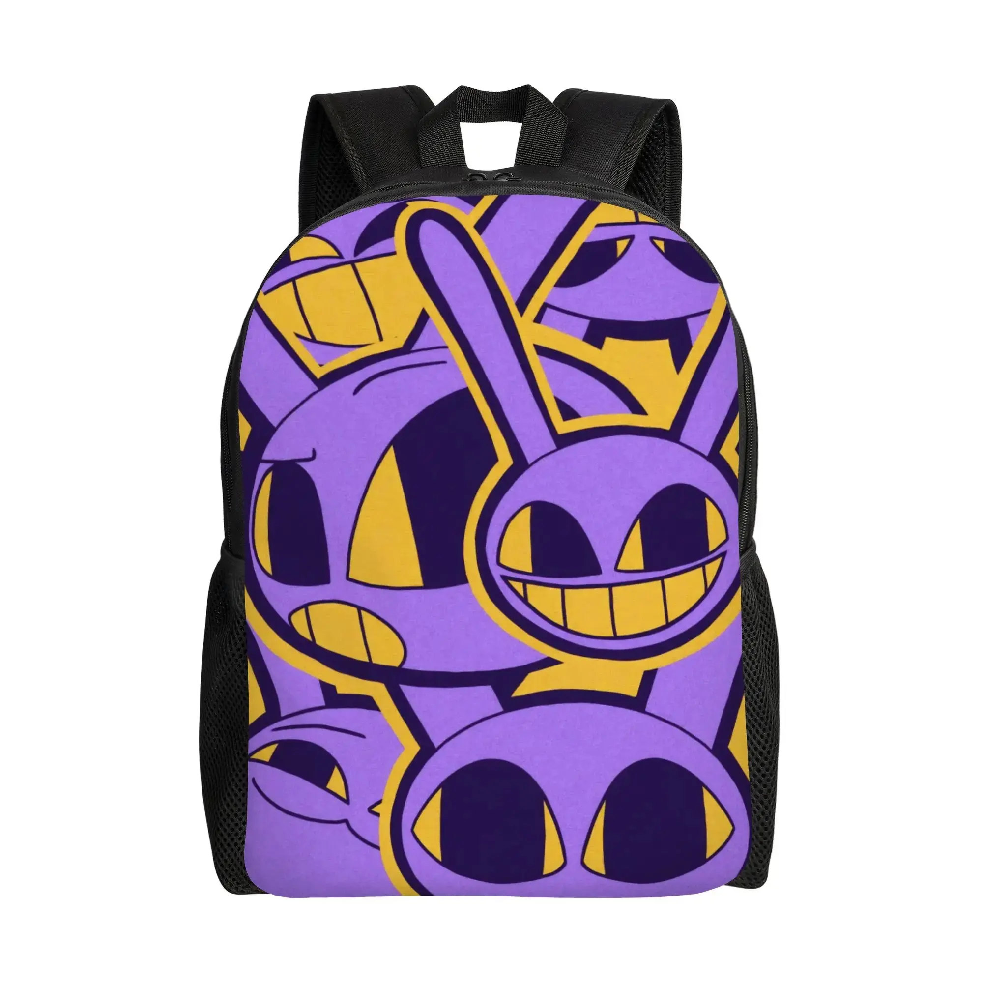 J-Jaxs Purple Rabbit Teenage Backpack Gift Student Work  Daypack for Men Women Laptop Shoulder Bag