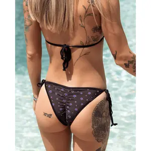 Women's Midnight Freedom String Bikini Bottom - Red, White, & Blue