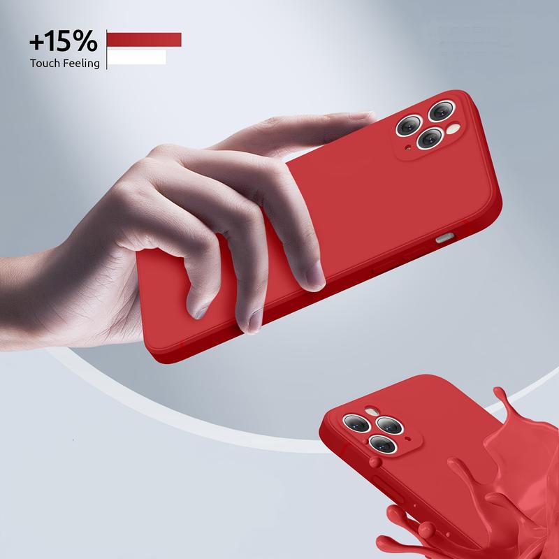 Shockproof Soft Shell Cases for iPhone 17 16 15 14 13 12 11 Pro Max Plus Elegant Protection with Precise Cutouts Dust-Proof Net & Easy Maintenance case