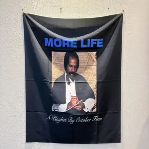 The Singer Rapper Drake Tapestry Flag for Home College Dorm for Bedroom Wall Décor