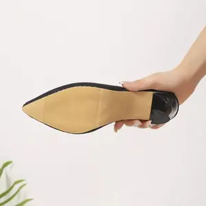 Point Toe Flare Heels Sandals