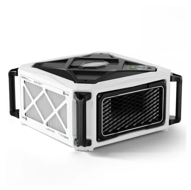 Alorair Purecare 780 Air Purifier - 115V Dust Removal Filtration System with Strong Vortex Fan, IR Remote System, Timer Cycle Controller, 18.35x18.35in for Woodworking Shops & Woodworkers