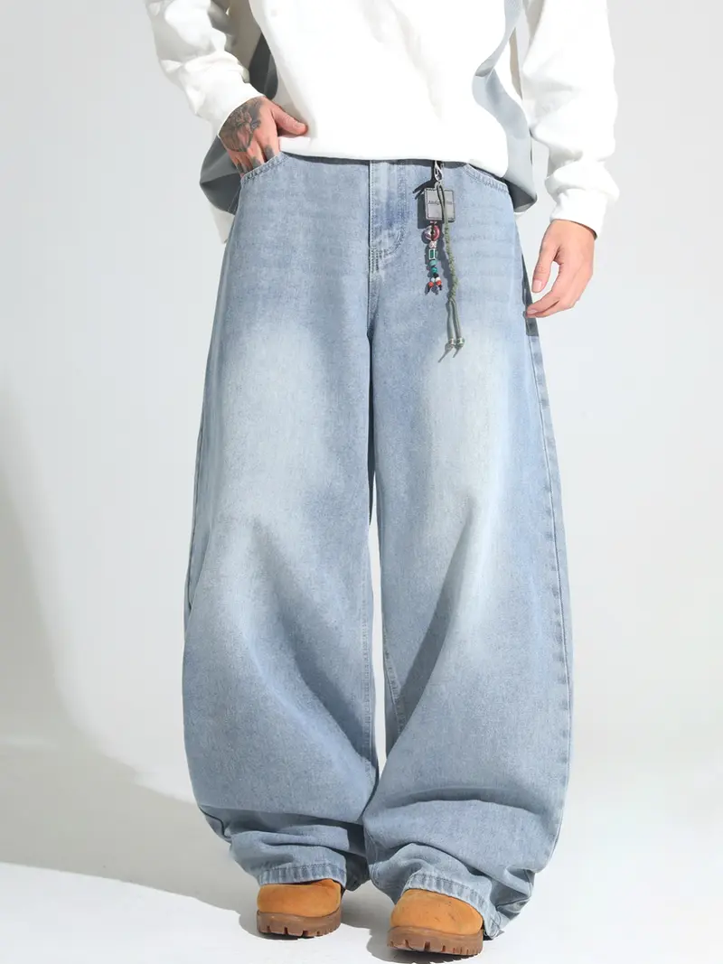 anchor blue jeans beyond baggy - TikTok Shop