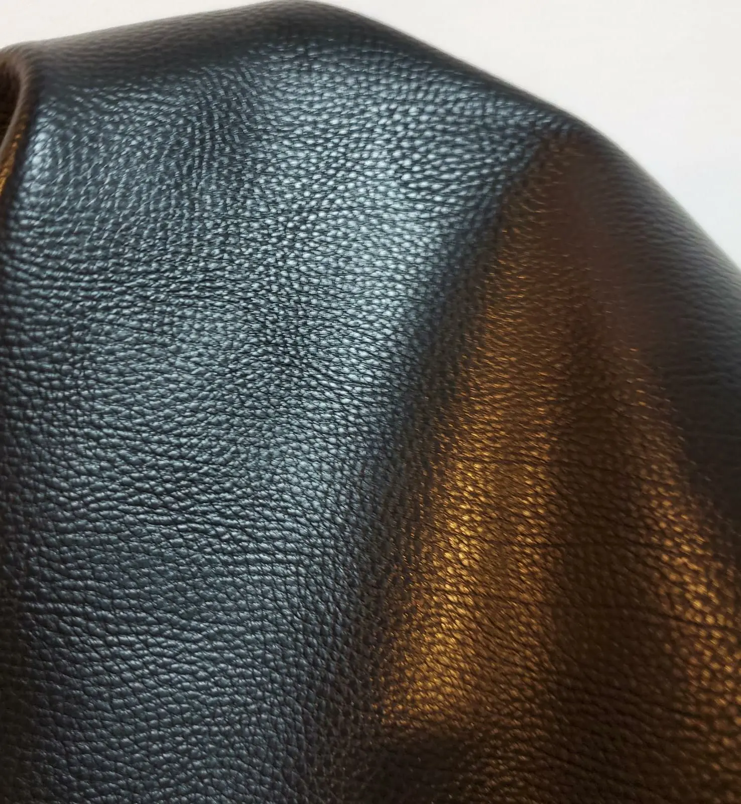 Black Pebble Faux Vegan leather