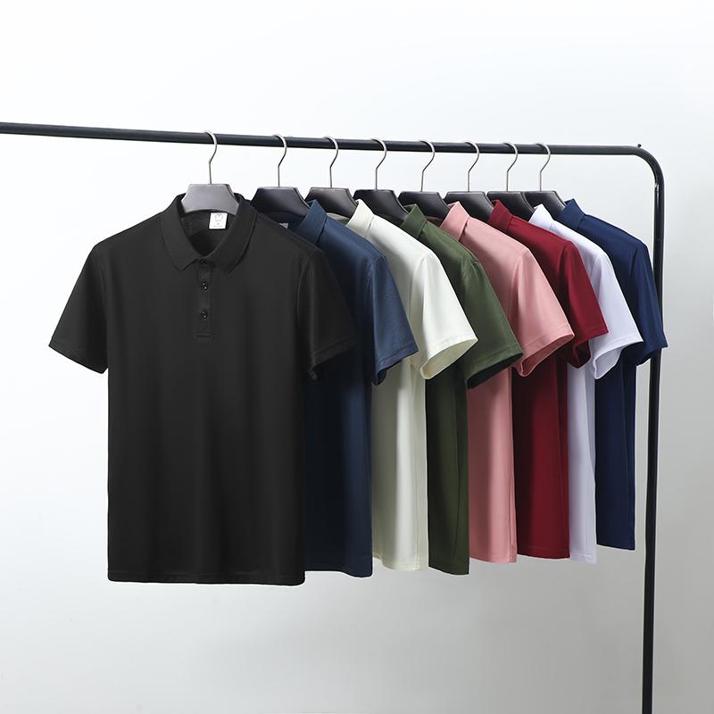 Men’s 4-Piece Polo Set – Men’s casual polo shirt, solid color button-up basic, versatile, men’s bowling/golf clothing, suitable for everyday wear, summer business style