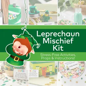 St. Patrick’s Day Leprechaun Mischief Kit - 8 1/2" x 11", 20 Piece