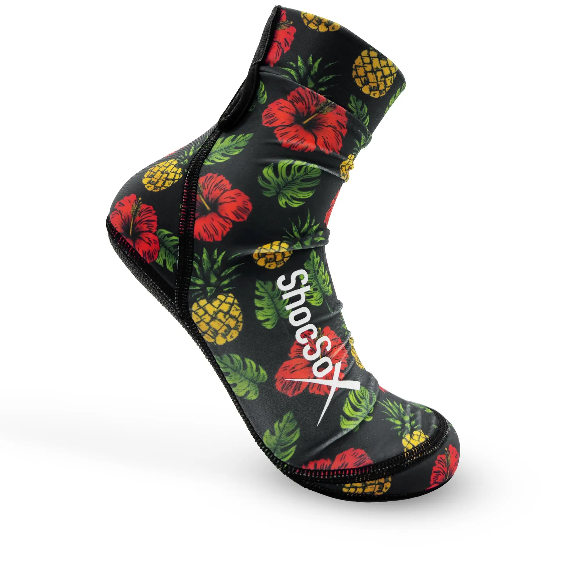 Pineapple Hibiscus Kevlar Sand Socks for Beach Volleyball Sand Soccer and All Beach Sports