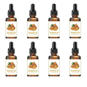 Natural Turmeric Facial Oil,30ml/bottle Moisturizing Facial Oil, Daily Skincare Hydrating Set for Women & Men, Skin Cosmetic Care Kit for All Skin Types, Body Oils, Body Oil Moisture,Christmas gift
