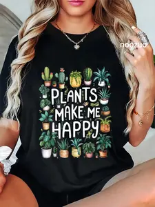 100% Cotton Plant Lover Gardener Monstera Succulent T-Shirt