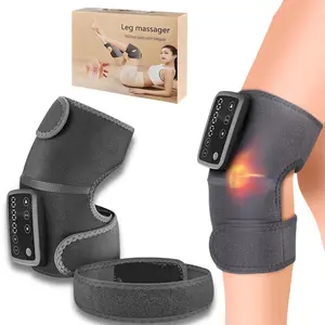 3-in-1, Electric Shoulder and Knee Massager, Heated Vibration Massager, LED Screen, Cordless Knee Massager and Vibration Massager, Comfortable Adjustable Temperature Knee Massager, Back and Neck Shoulder Massager