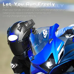 Aluminum Quick-Release Mount for Motorcycle Windshields, Compatible with GoPro Hero 12/11/10, Insta360, and DJI Action Cameras; Anti-Vibration Bike Mount