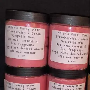 Scoopable Wax - Strawberries & Cream