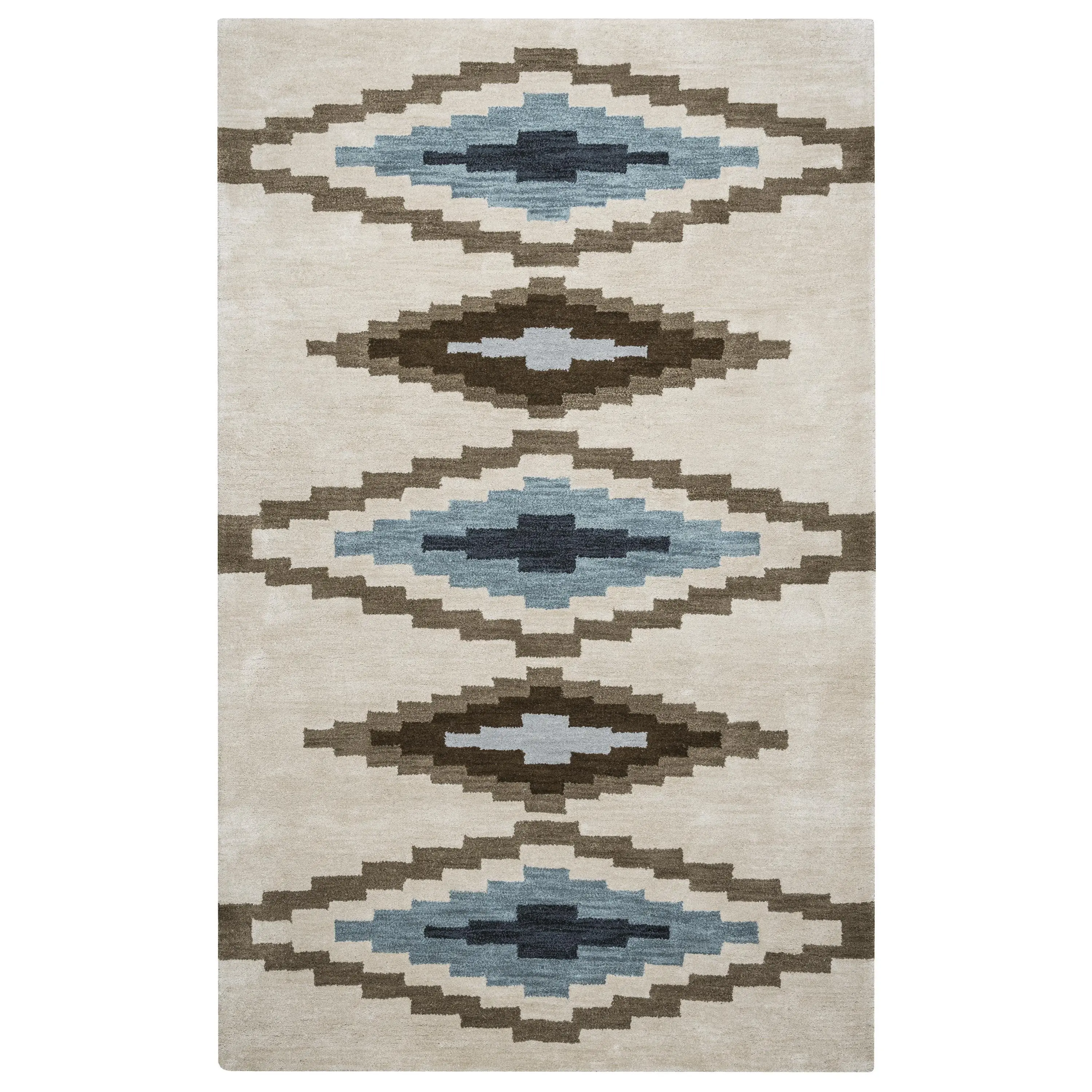 Tumble Weed Loft TL9056 Beige Hand-Tufted Rug - Rizzy