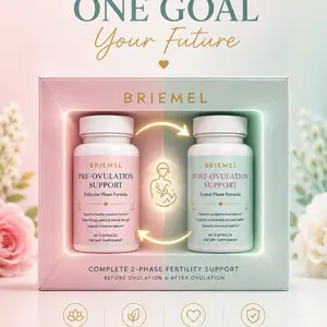Fertility Support Bundle - 2-Phase Herbal Dietary Supplement for Pre-Ovulation & Post-Ovulation