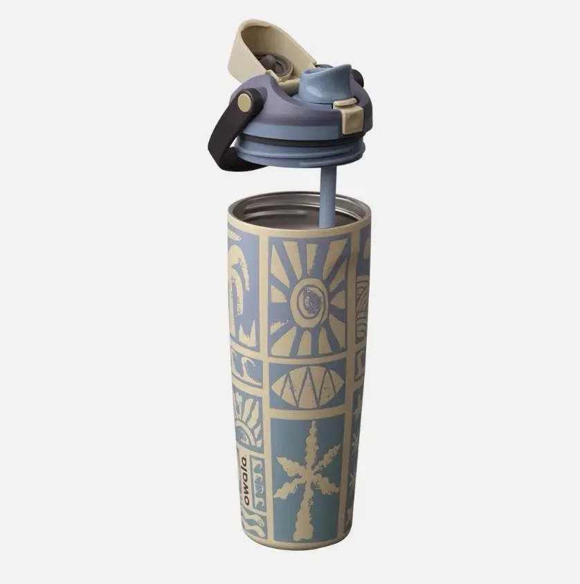 Owala Limited Edition FreeSip 30oz Vintage Surf Bottle Birthday Bash US