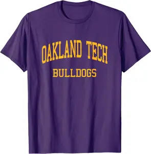 Oakland Tech High School Hs Oakland Ca Retro Sports T-Shirt