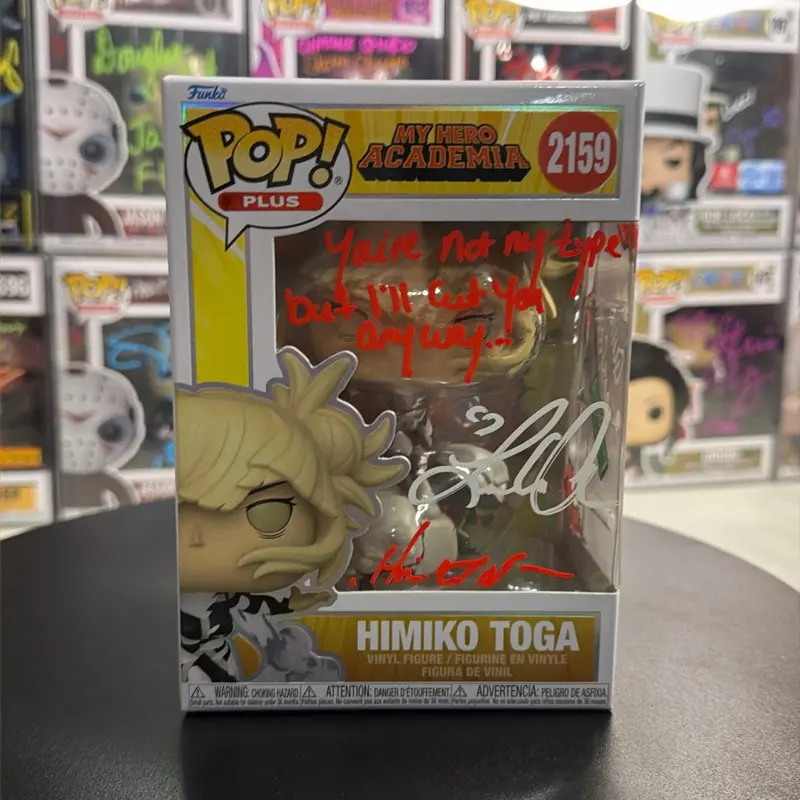 Funko Pop! Autographed Himiko Toga Quoted, Doodled by Leah Clark 2159