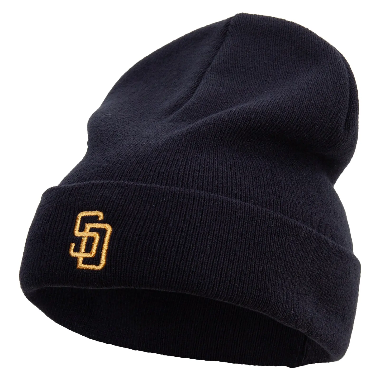 Initial San Diego Embroidered Big Size Acrylic Long Beanie