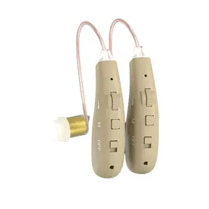 2pcs In-Ear Sound Amplifier Earphones, Personal Audio Amplifier with Charging Case, Left Right Wear, Abs Material, Adult Use