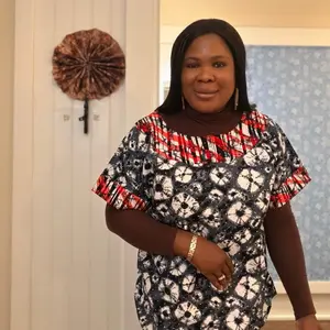 Arike Stoned Ankara Blouse - Stylish African Print Top for Women Womenswear with Unique Patterns and Comfortable Fit