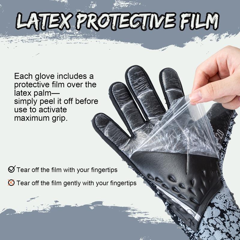 Soccer Goalkeeper Gloves for Kids Boys Children Youth&Adult Football Goalie Gloves with Strong Grips