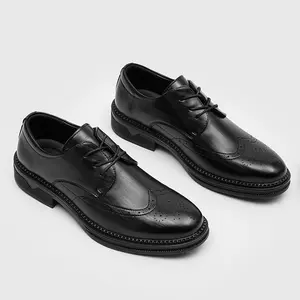 UYCEKK Men's Large Size Breathable  Business Casual Sneakers - Low-Top Round Toe All-Season Comfortable s with  Sole &, Solid Color for Office, Meetings, Semi-Formal Events - Compatible with Suit & Jeans