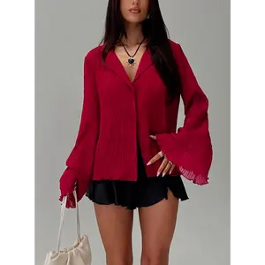 Selma Shirt Burgundy